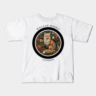 William Morris "Vintage Fox Fantasy" Kids T-Shirt